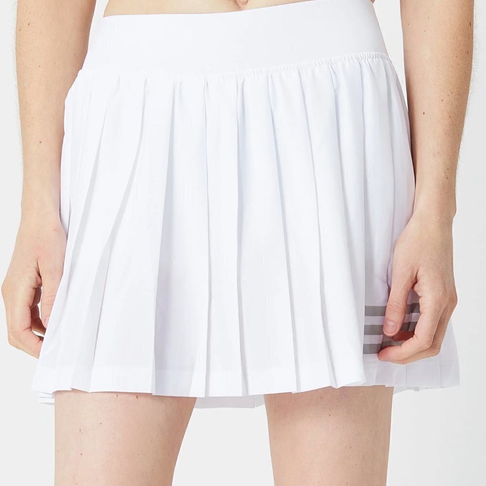 ADIDAS CLUB TENNIS PLEATED WHITE SKIRT SIZES S M L ELASTIC BAND
